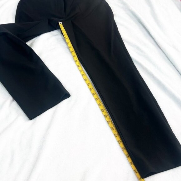 White House Black Market The Comfort Stretch Slim Trouser Solid Black Size 8 - Picture 5 of 8